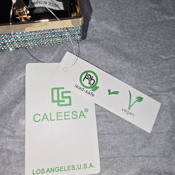 Blue and Silver Money Clutch-New - Picture 5 of 8